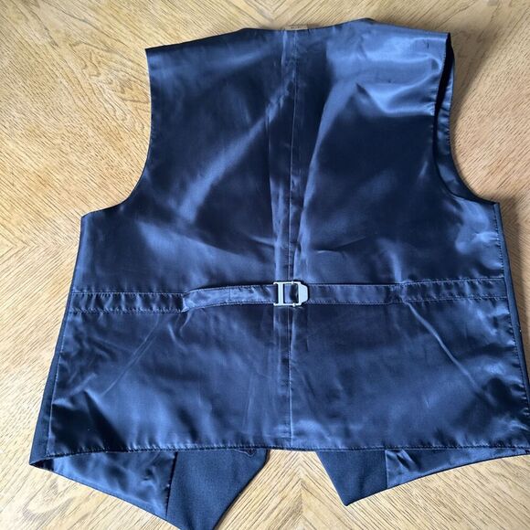 Black Vest Wool Blend Boy’s Size L (14-16) Class Club Gold Label - Picture 5 of 5